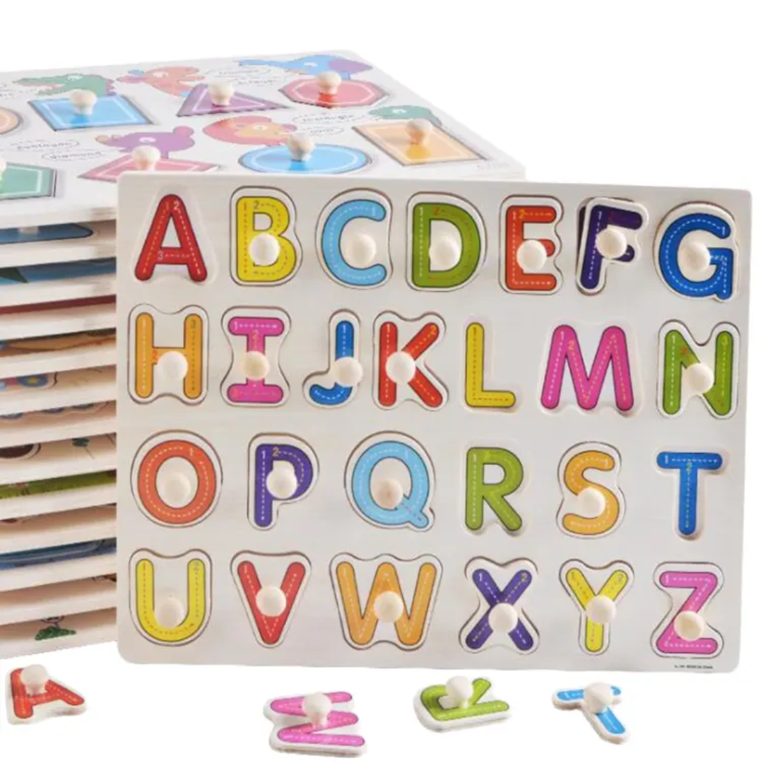 Wooden Peg Puzzle 