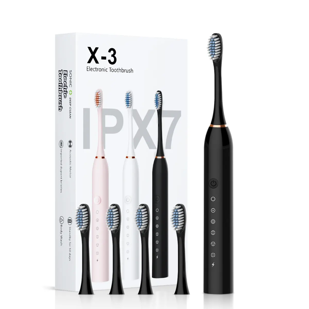 X-3 Sonic Electronic Toothbrush for Kids (IPX7 Waterproof)