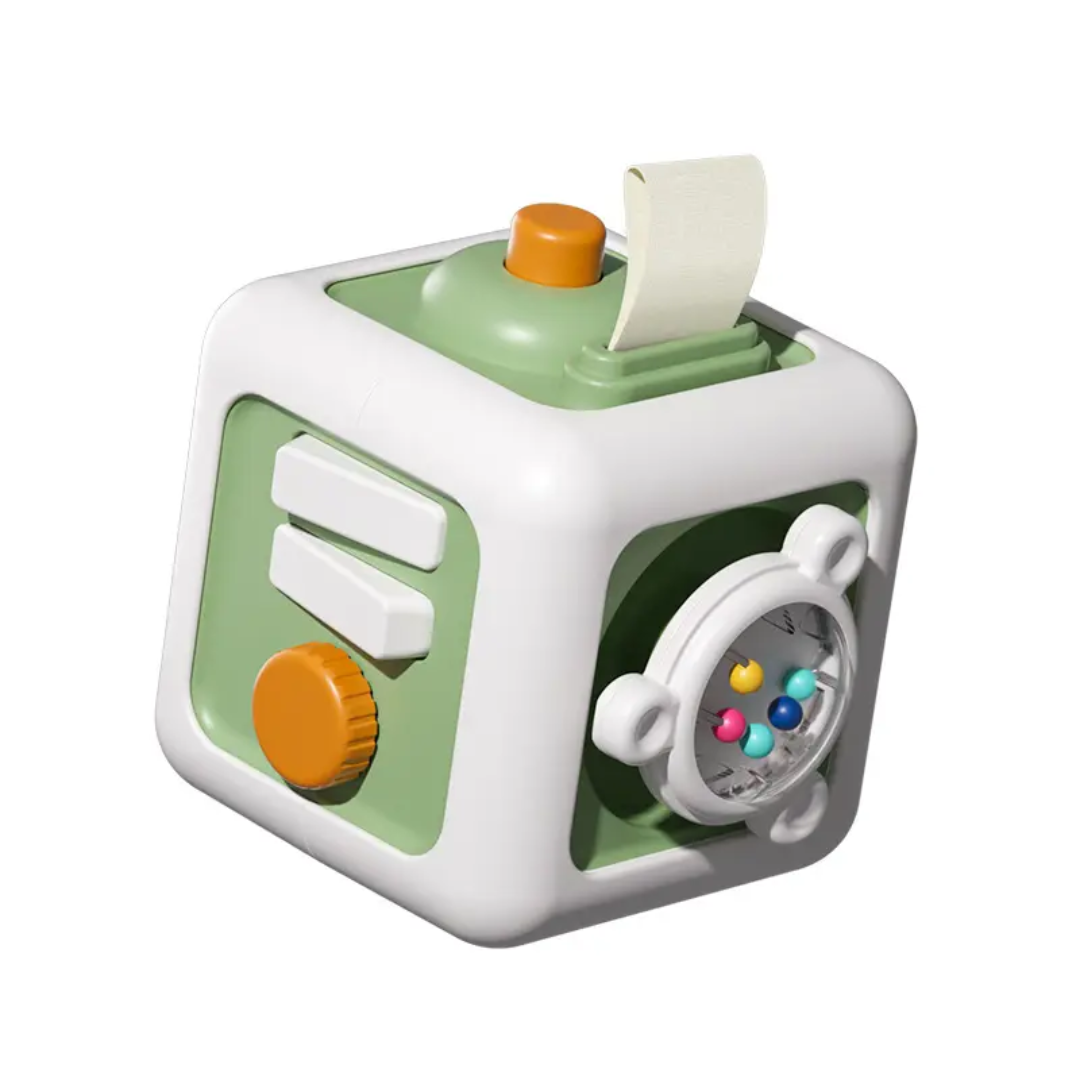 Montessori Educational Busy Cube Sensory Toy for Toddlers