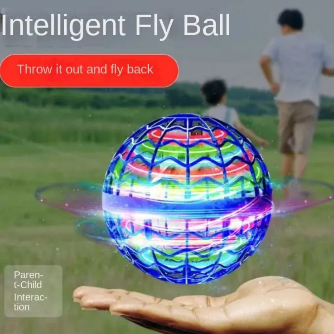 Flynova Pro Flying Spinner Ball USB Rechargeable Hover Ball with RGB Light 